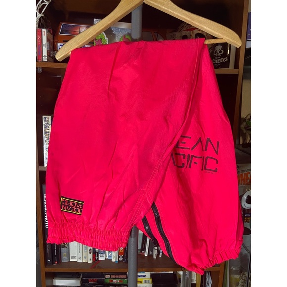 Vintage 90s ocean pacific, neon pink unisex snowboard pants - Picture 1 of 4